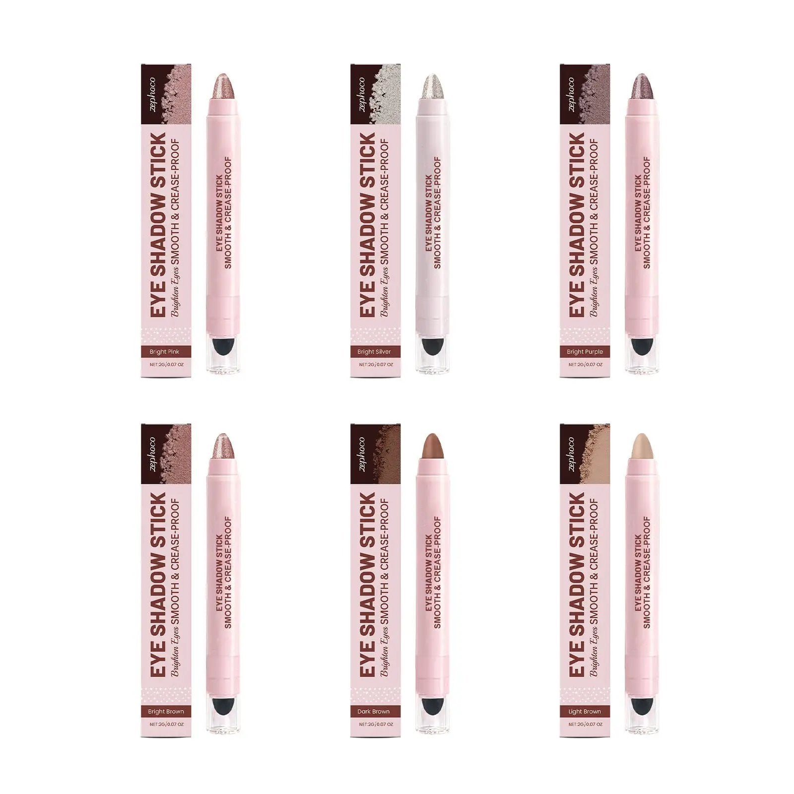 Shadow Stick Instant Eye Color Creamy Eye Shadow Stick For Effortless Application And Blending by null