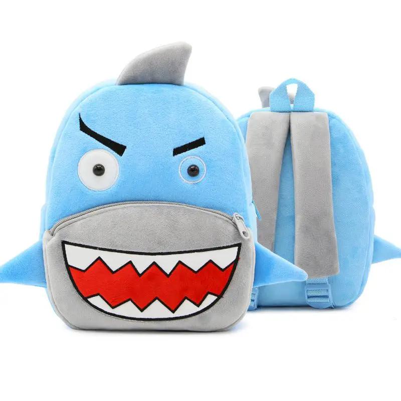 Kindergarten Kids Small School Bag Animal Backpack Cartoon Cute Cloth Bag With Zipper Pocket by null