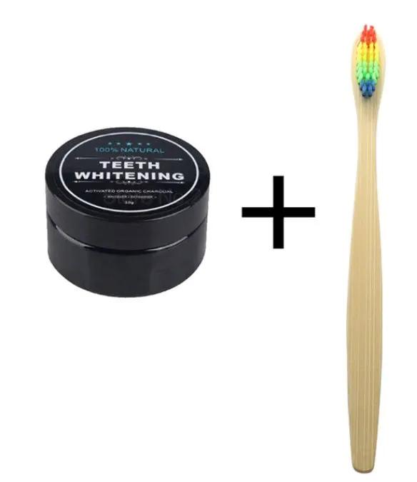 Activated Coconut Charcoal Teeth Whitening Powder For Oral Hygiene And Healthy Gums by null
