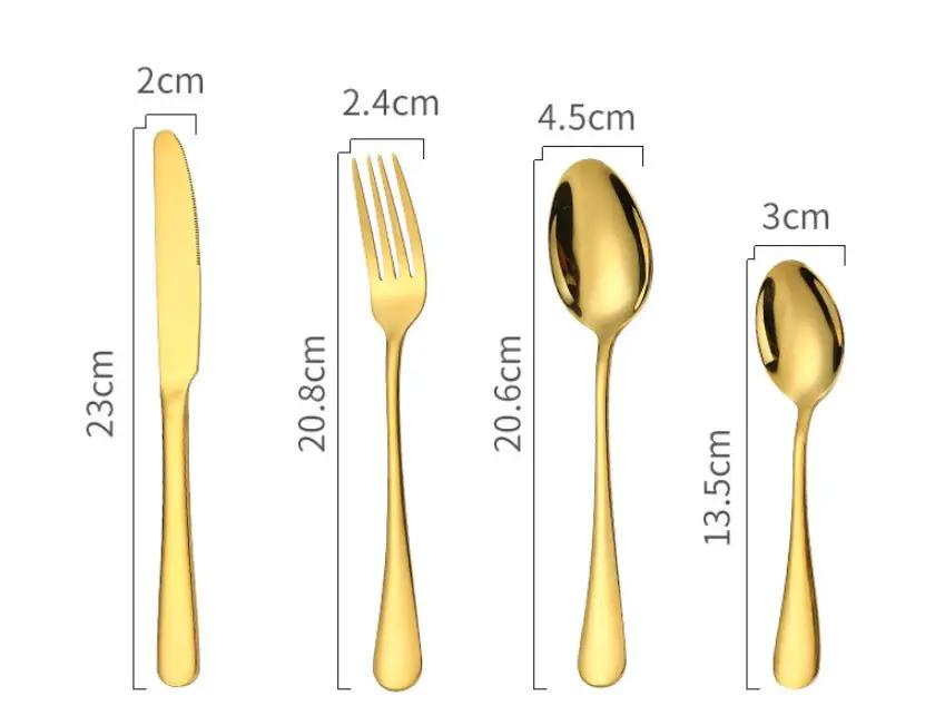 Stainless Steel 24 Piece Cutlery Set With One Piece Molded Construction For Everyday Dining And Place Settings by null