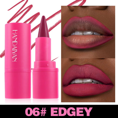 Matte Lipstick And Lip Liner 2 In 1 Duo Set With 8 Shade Collection For Long Lasting Defined Lips by null
