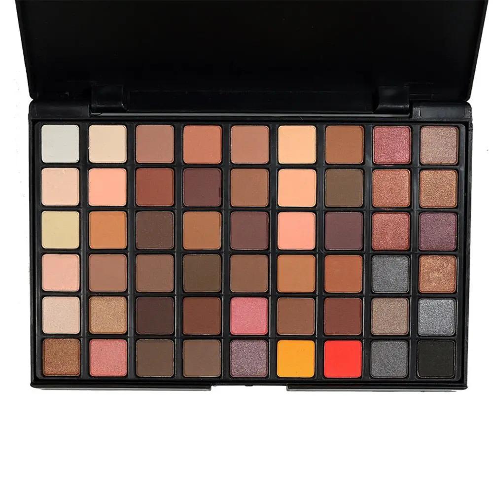 Portable Professional 54 Color Eyeshadow Palette for Makeup Natural Shimmer and Matte Finishes by null