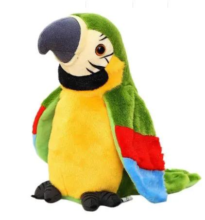 electric talking parrot plush Toy by null