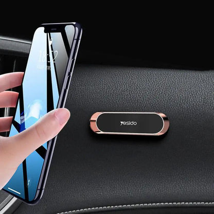 Magnetic Aluminum Alloy Phone Holder Stand For Desk Durable Aluminum Phone Mount With Strong Grip by null