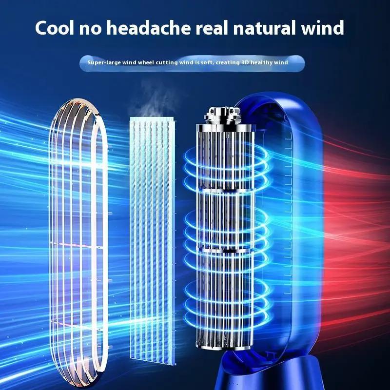 Compact Rechargeable Table Fan for Home Office and Outdoor Use Portable Desk Cooling Solution by null