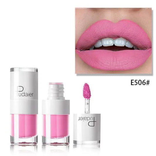 Long Lasting Matte Lipstick Set 16 Colors In White Bottle Waterproof Moisturizing Lipcolor by null