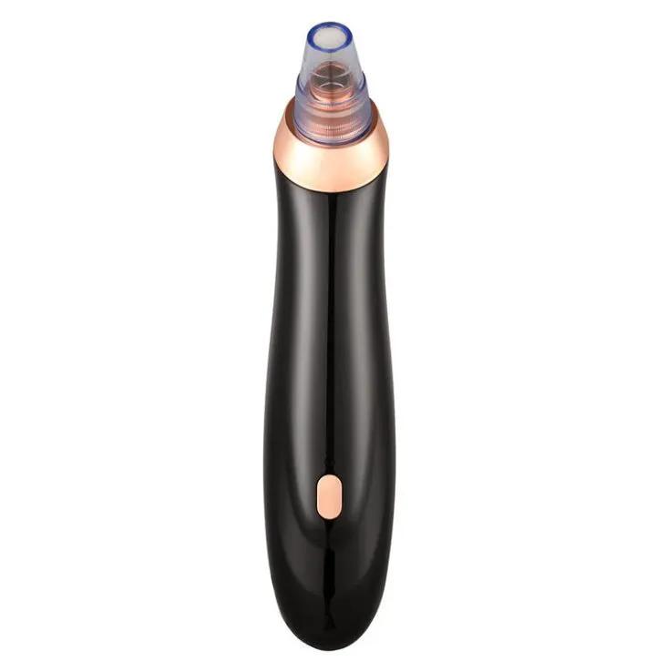 Compact Electric Pore Vacuum Blackhead Remover Device For Acne Facial Skin Cleaner With Suction by null