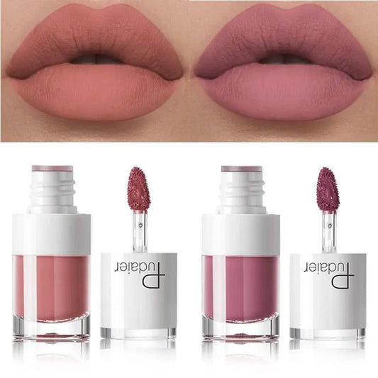 Long Lasting Matte Lipstick Set 16 Colors In White Bottle Waterproof Moisturizing Lipcolor by null