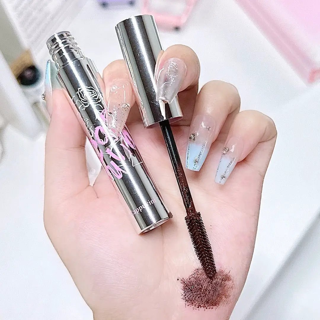 Cappuvini Brown 3D Mascara Light and Feathered Gentle Brown Long for Subtle Volume and Fluttery Lashes by null