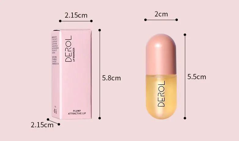 Day Night Instant Volume Lip Plumper Oil Clear Lasting Moisture Nourishing Repairing Lip Fine Line Care Beauty Cosmetic by null