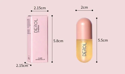 Day Night Instant Volume Lip Plumper Oil Clear Lasting Moisture Nourishing Repairing Lip Fine Line Care Beauty Cosmetic by null