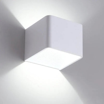 Modern Square LED Wall Lamp Light Fixture Sconce for Living Room and Hallway Energy Efficient Contemporary Home Lighting by null