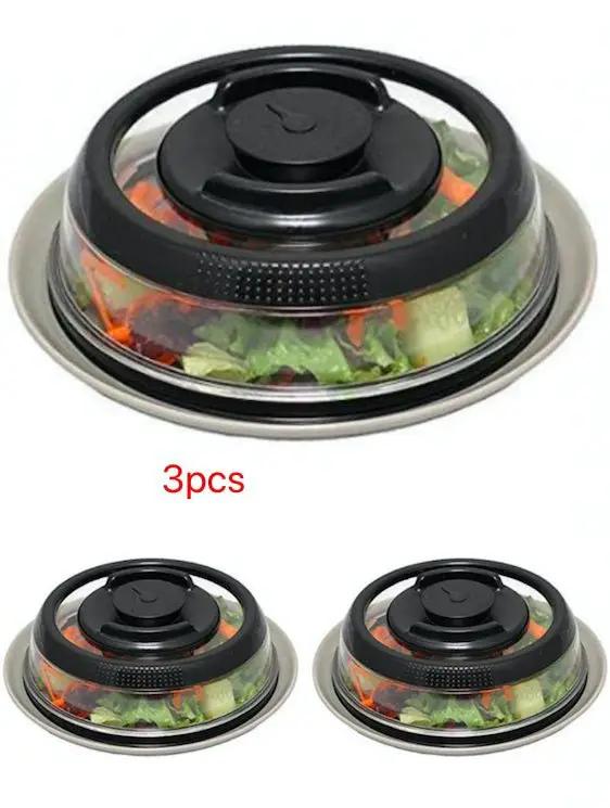 Kitchen Fresh Keeping Vacuum Sealer Set for Food Preservation and Airtight Storage Easy to Use by null