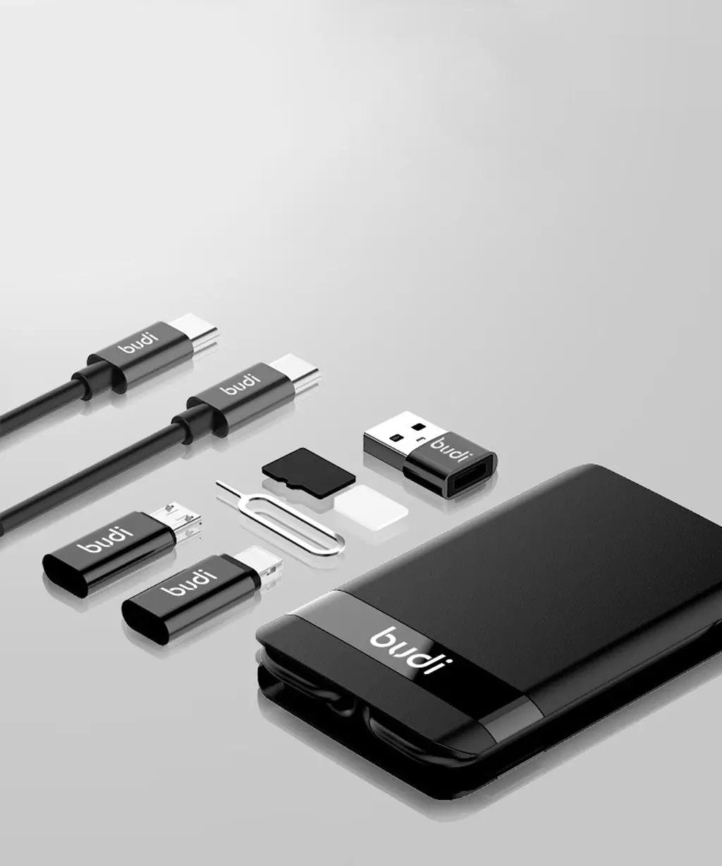 Apple Compatible Multi Function Data Line Converter Pack for iPhone iPad iPod and Mac USB Data Cable Adapter by null