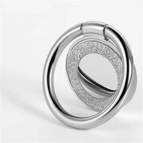 Magnetic Metal Round Phone Holder For Desktop With Stable Round Base And Adjustable Viewing Angle by null