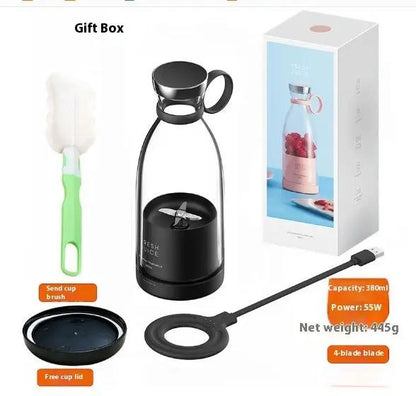 350ML Electric Juicer Blender Mixer USB Rechargeable Machine Household Portable Blender Maker Cup Kitchen Tool Kit by null