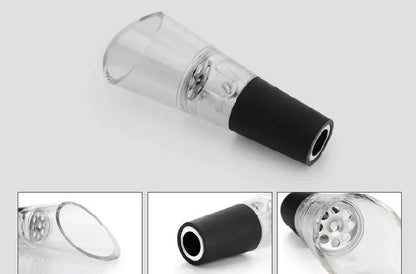 Aluminum Pneumatic Bottle Opener Set Four Piece Premium Wine Opener Kit with Aluminum Tube by null