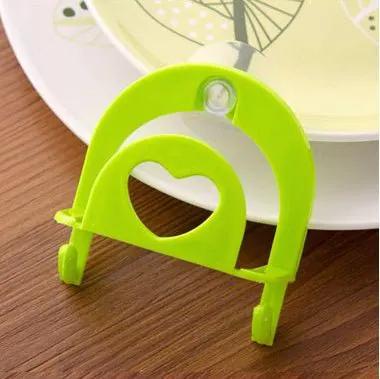 Plastic Hook Sponge Storage Rack With Strong Suction For Bathroom Toilet Office Use by null