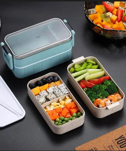 Healthy Material Microwave Dinnerware Lunch Box With Leakproof Lock Seal For Fresh Meals On The Go by null