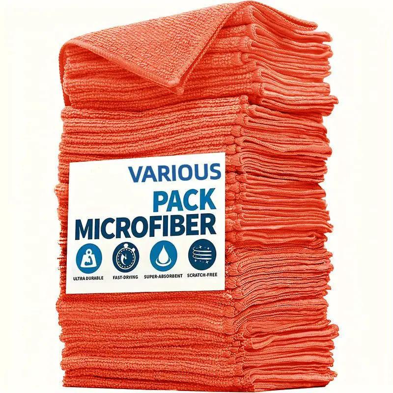 Ultra Absorbent Kitchen And Car Cleaning Cloth Towels Set For Spills Dishes Counters And Surfaces by null