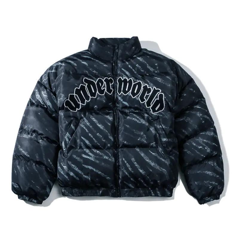 Men's National Tide Padded Jacket Winter Thickened Baseball Jacket by Zeny Home & Beauty