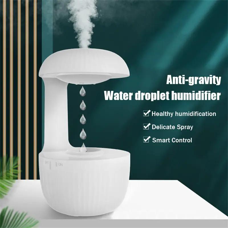 Anti-gravity Air Humidifier Mute Countercurrent Humidifier Levitating Water Drops Cool Mist Maker Fogger Relieve Fatigue by Zeny Home & Beauty