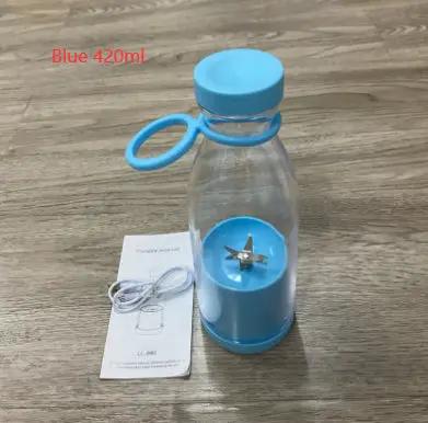 350ML Electric Juicer Blender Mixer USB Rechargeable Machine Household Portable Blender Maker Cup Kitchen Tool Kit by null