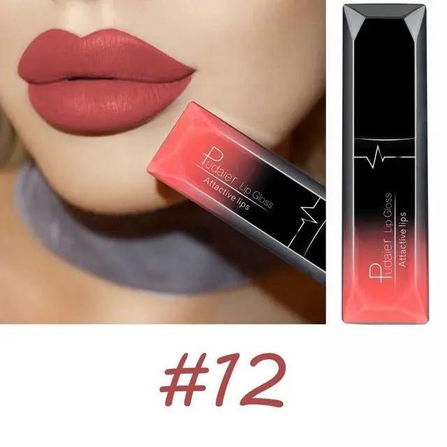 Matte Lip Gloss And Lipstick Duo Set For Long Lasting Color And Comfortable Wear by null