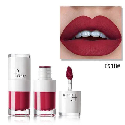 Long Lasting Matte Lipstick Set 16 Colors In White Bottle Waterproof Moisturizing Lipcolor by null