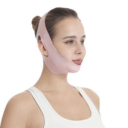 Profile-enhancing Face Mask for Slimmer Look by null