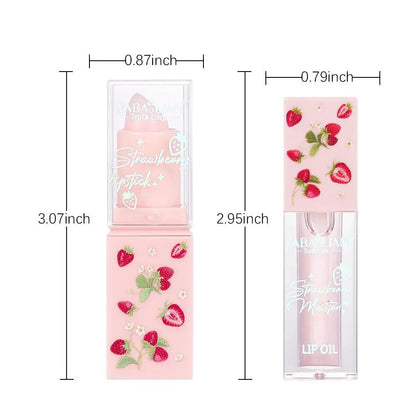 Two In One Lipstick And Gloss Moisturizing Exfoliating Anti Cracking Lip Care With Vibrant Color by null