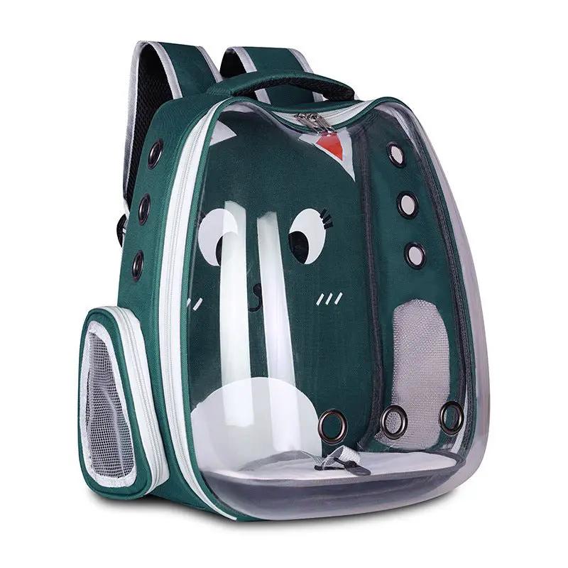 Pet Supplies Pet Backpack Convenient Pet Space Bag Breathable Shoulder Cat Bag Dog Bag by null