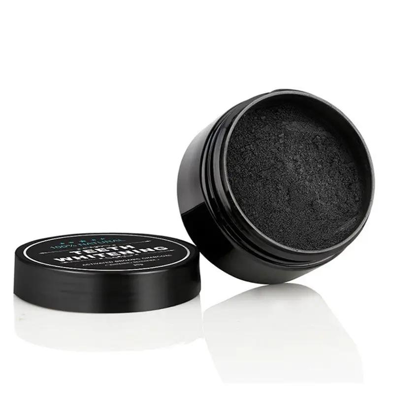 Activated Coconut Charcoal Teeth Whitening Powder For Oral Hygiene And Healthy Gums by null