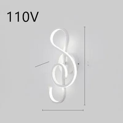 Nordic LED Wall Lamp for Bedroom and Bedside Minimalist Design Modern Energy Efficient Lighting Fixture by null