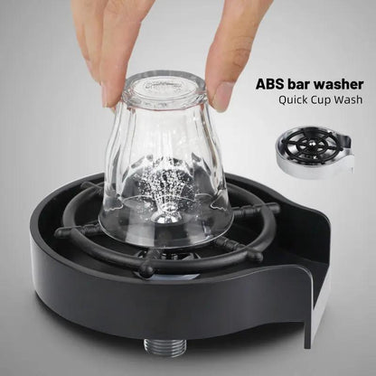 Bar Counter Cup Washer Sink High-pressure Spray Automatic Faucet Coffee Pitcher Wash Cup Tool Kitchen by null