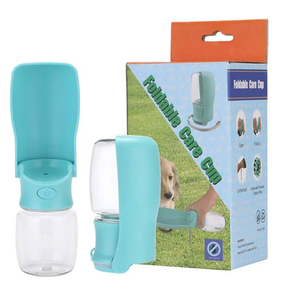 Foldable Dog Water Bottle Pet Dispenser Portable Travel Product by null