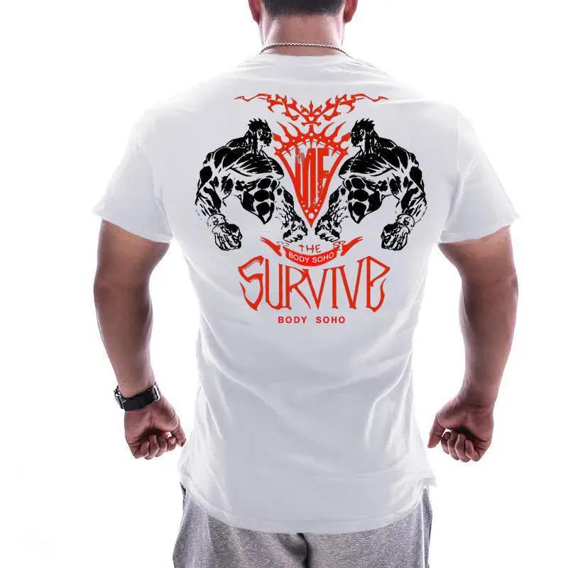 Muscle Brothers Fitness Sports T-Shirt Men's Loose New by Zeny Home & Beauty