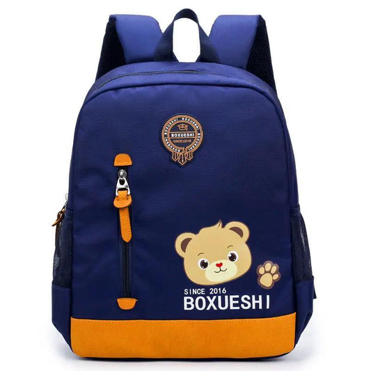 Cartoon Bear School Backpack For Kids Nursery Preschool Travel Bag Cute Portable Daypack For Daily Use by null