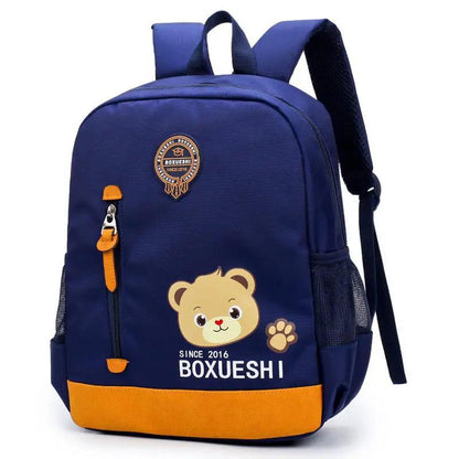 Cartoon Bear School Backpack For Kids Nursery Preschool Travel Bag Cute Portable Daypack For Daily Use by null