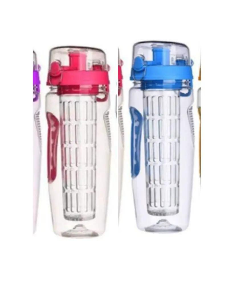32 Oz Fruit Infuser Water Bottle BPA Free Eastman Tritan Leakproof Sports Bottle With Infuser Cup by null