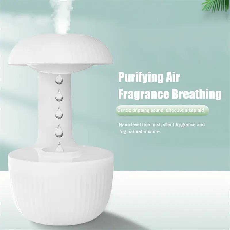Anti-gravity Air Humidifier Mute Countercurrent Humidifier Levitating Water Drops Cool Mist Maker Fogger Relieve Fatigue by Zeny Home & Beauty