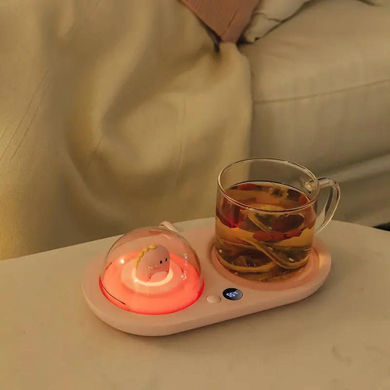 Electric Waterproof Touch Cup Warmer Heating Pad For Tea Coffee Milk Home Office by null