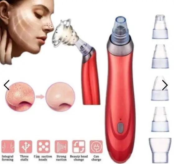 Compact Electric Pore Vacuum Blackhead Remover Device For Acne Facial Skin Cleaner With Suction by null