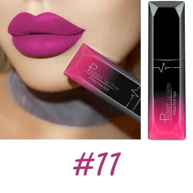Matte Lip Gloss And Lipstick Duo Set For Long Lasting Color And Comfortable Wear by null