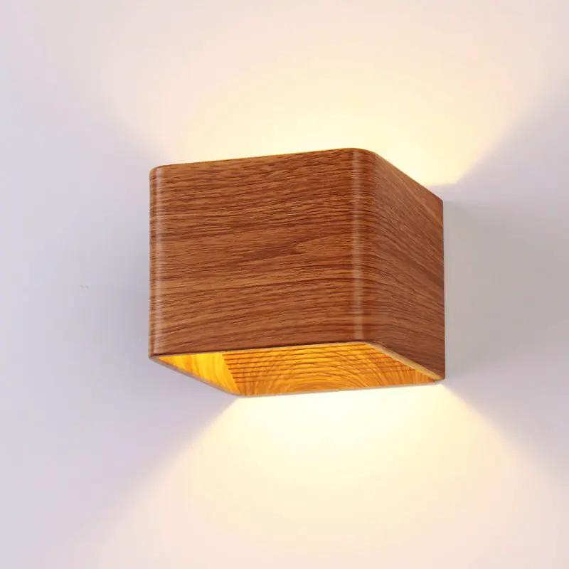 Modern Square LED Wall Lamp Light Fixture Sconce for Living Room and Hallway Energy Efficient Contemporary Home Lighting by null