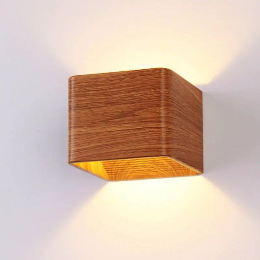 Modern Square LED Wall Lamp Light Fixture Sconce for Living Room and Hallway Energy Efficient Contemporary Home Lighting by null