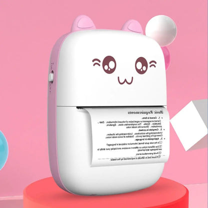 Mini Printer Portable Mini Bluetooth WiFi New Wrong Printer Mobile Phone Photo Title Note Hot Print Pocket Student Error Label Printer by Zeny Home & Beauty
