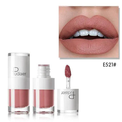 Long Lasting Matte Lipstick Set 16 Colors In White Bottle Waterproof Moisturizing Lipcolor by null