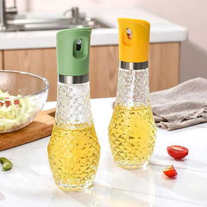 Home Kitchen Press On Oil Spray Bottle Set For Olive Oil Vinegar And Other Seasonings by null