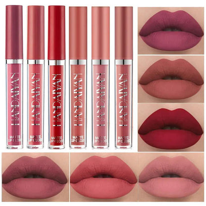 Lip Mud Lazy Lipstick Lip Glaze Matte Red Lip Gloss 2.5ml Long Lasting Non Sticky Formula Portable Cup by null
